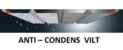 Afbeeldingen van Dakplaat antraciet + anti-condens doek GS40 br. 1.05 x le .4m