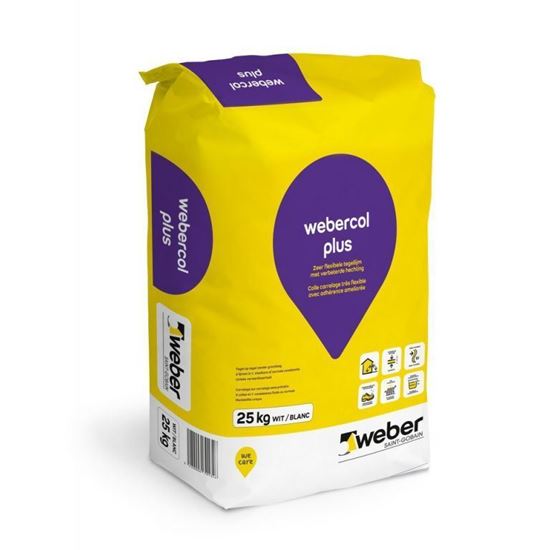 Picture of Webercol plus wit 25kg
