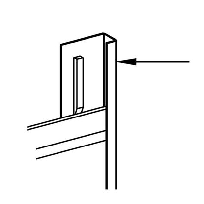 Image de Aansluitprofiel 45/15/8 L=3M Alu C07 Roomwit