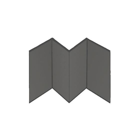 Picture of Binnenhoek Cedral Click L=3M Alu C59 Quartzgrijs