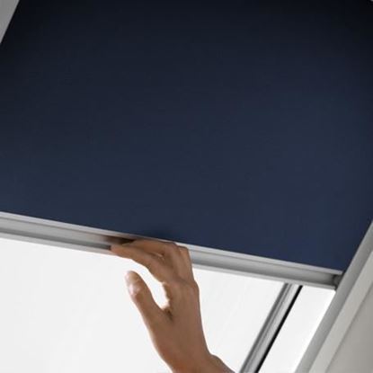 Picture of velux blackout blind DKL MK06 1100 navy blue