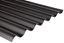 Picture of Cemfort B65 corrugated sheet of fibercement black 1830x1093 mm