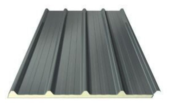 Image de Ecopaneel antraciet GS40 met 3cm 5.10m