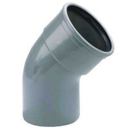 PVC Bocht Ø250 45° M/S