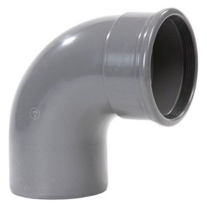 PVC BOCHT Ø200 90° M/S